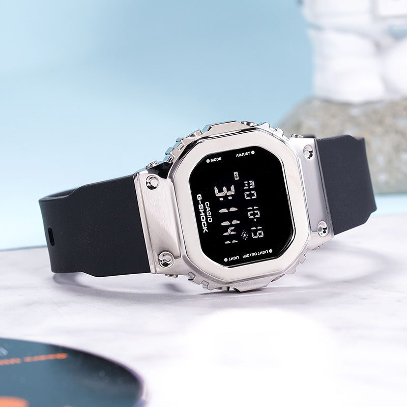 CASIO G-Shock Digital 'Black Silver' GM-S5600-1PR