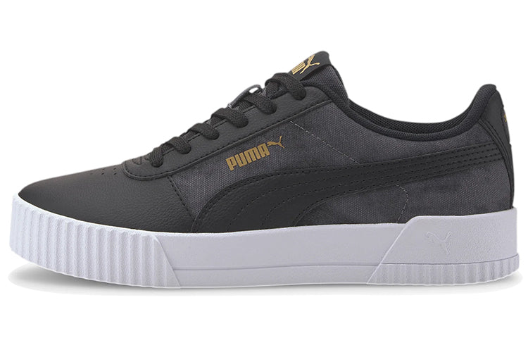 (WMNS) PUMA Carina Tie Dye Sneakers Black 371117-02