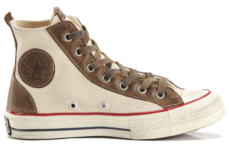 Converse Chuck 1970s Vintage High Top 'White Brown' 165782C