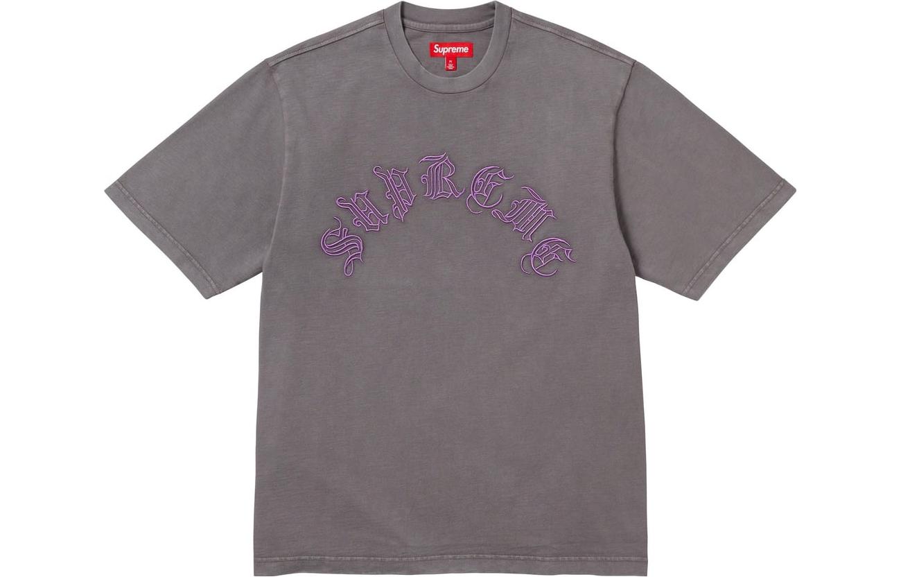 Supreme FW23 Week2 Old English T-shirt 'Grey' SUP-FW23-061