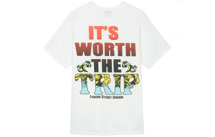 Stussy Unisex Worth The Trip Beige 1904361