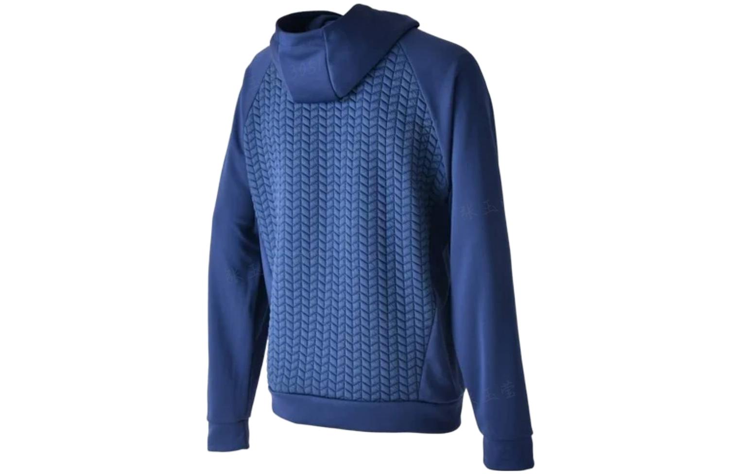 New Balance R.W.Tech Heat Loft Pullover Hoodie Asia Sizing 'Natural Indigo' MT23155-NGO