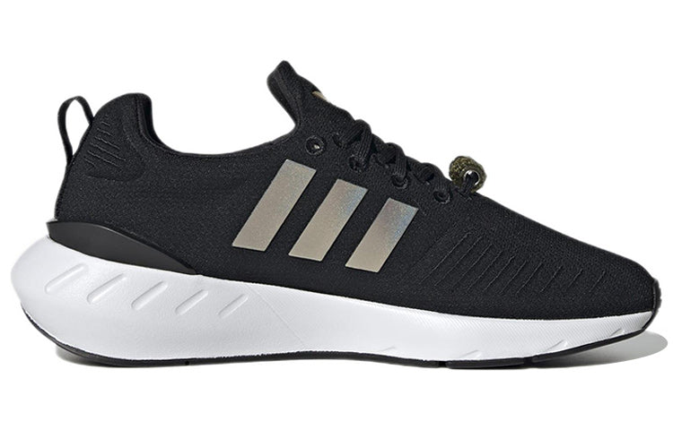 (WMNS) adidas Swift Run 22 'Black Gold White' GY9575