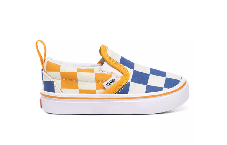 Vans Big Checker Comfycush Slip-On V 'Blue Yellow' VN0A4U37WIV