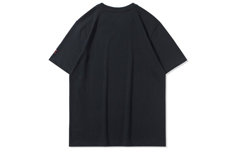 Li-Ning Sports Fashion Series Casual Sports Round Neck Short Sleeve Black AHSQ663-1