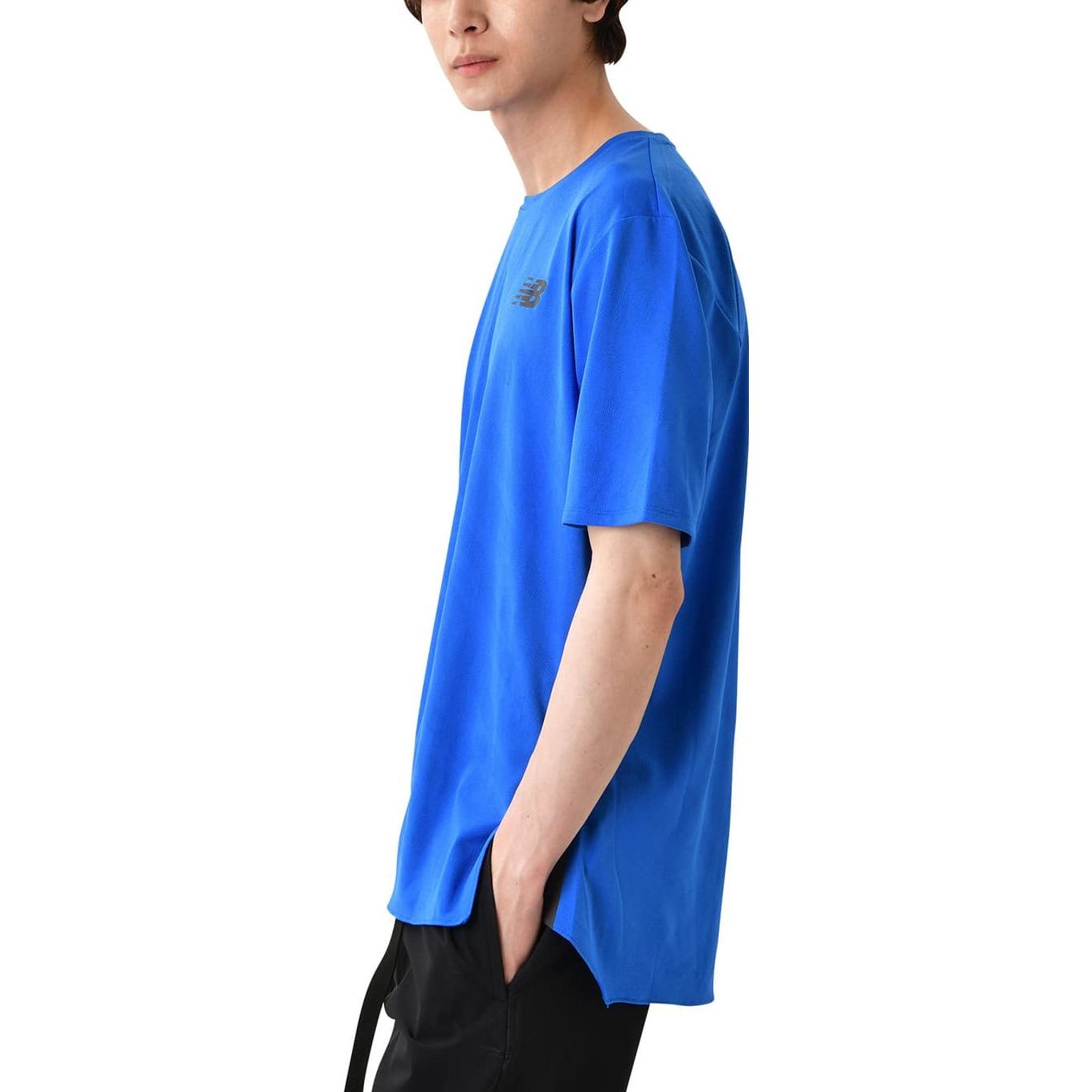 New Balance Q Speed Jacquard Short Sleeve T-shirt Asia Sizing 'Blue' MT23281-CO