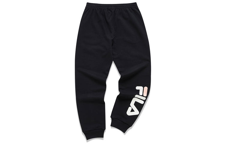 (WMNS) Fila Sports Casual Bundle Feet Pants Black T11W113601F-BK