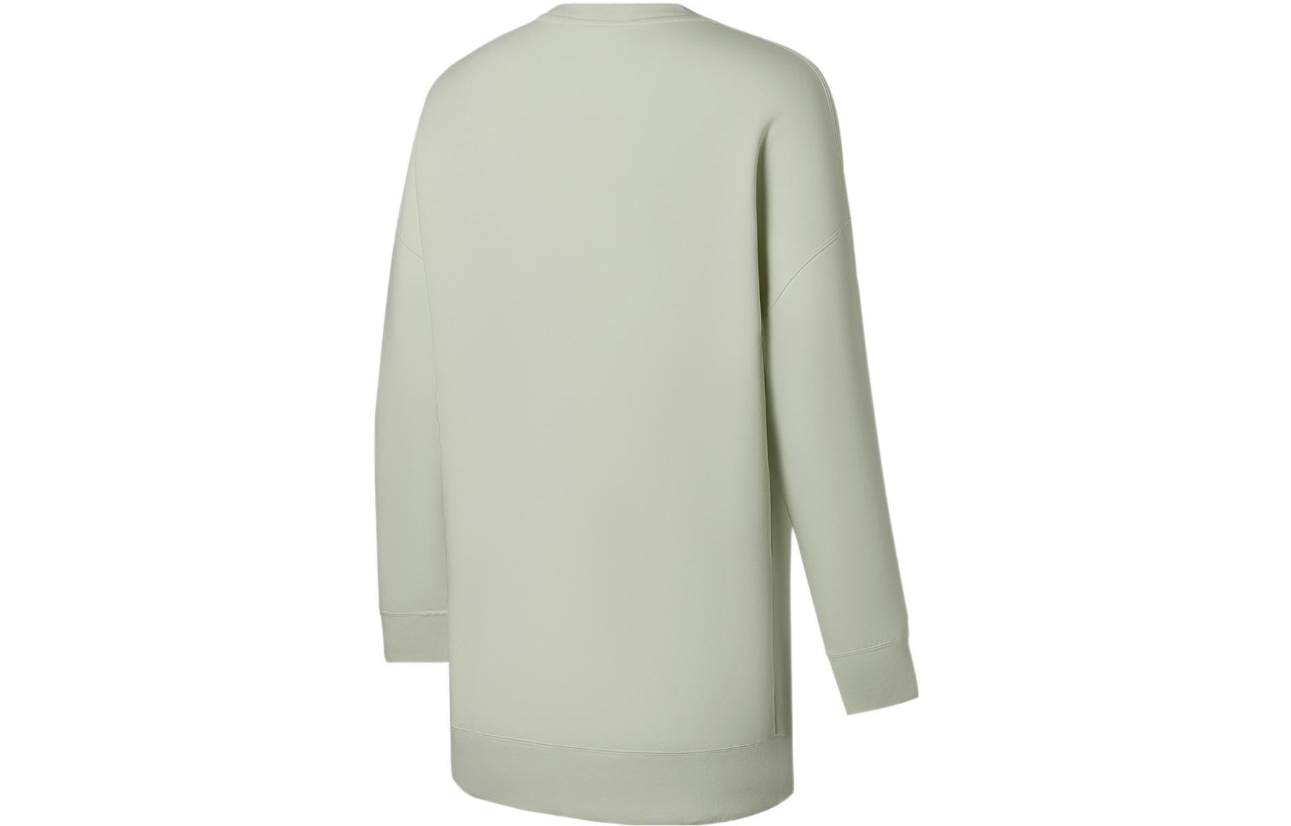 (WMNS) Li-Ning Plain Long Pullover 'Green' AWDS778-5
