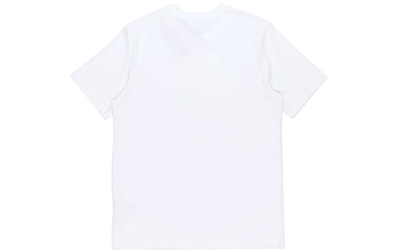 Nike Graffiti Logo Printing Round Neck Short Sleeve White DJ6295-100