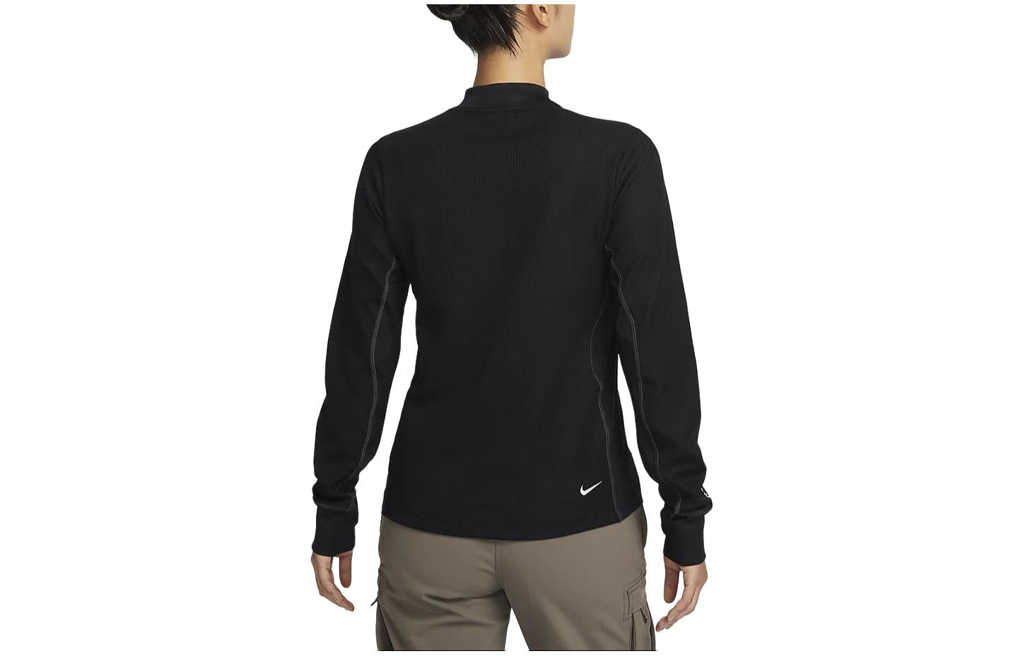 (WMNS) Nike ACG Dri-FIT ADV Goat Rocks Long Sleeve T-shirt Asia Sizing 'Black White' FB8005-010