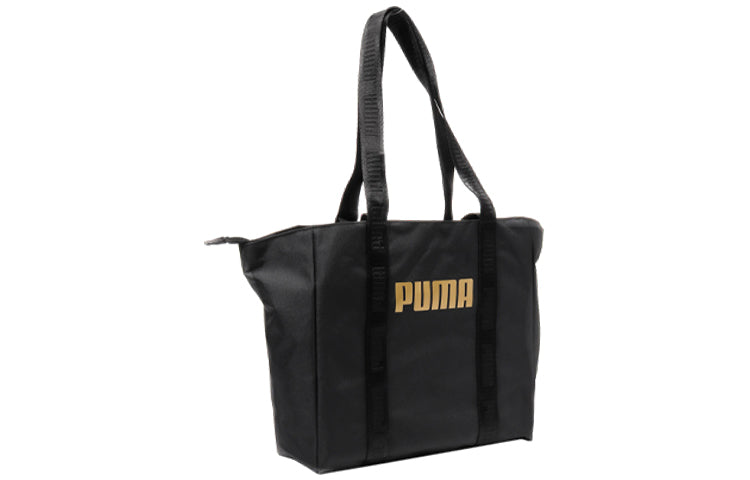 PUMA Core Base Large Shopper Bag 'Black Gold' 076947-01
