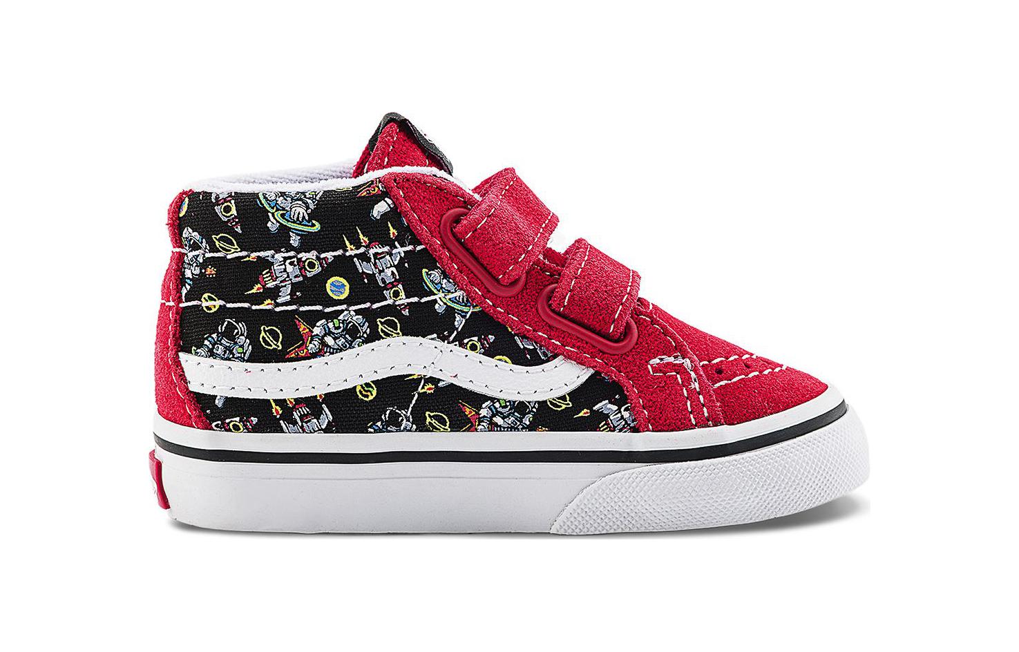 (TD) Vans Sk8-Mid Reissue V 'Red Black' VN0A5DXDBOS