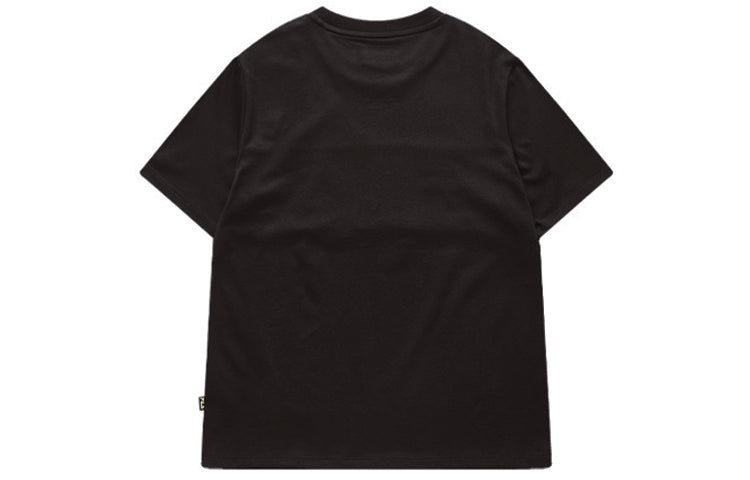 (WMNS) FILA FUSION Patchwork Print Short Sleeve Black T11W025105F-BK