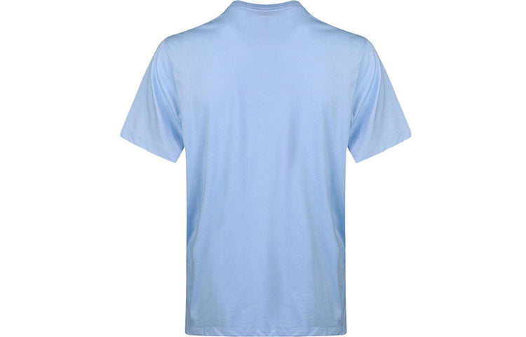 Men's Nike 4 Logo Sports Round Neck Short Sleeve Blue T-Shirt DC2716-571