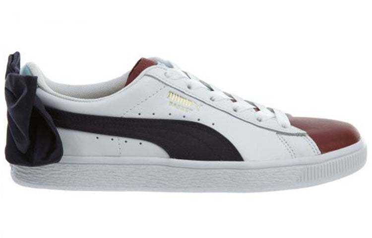 (WMNS) PUMA Basket Bow 'White Peacoat' 367733-01