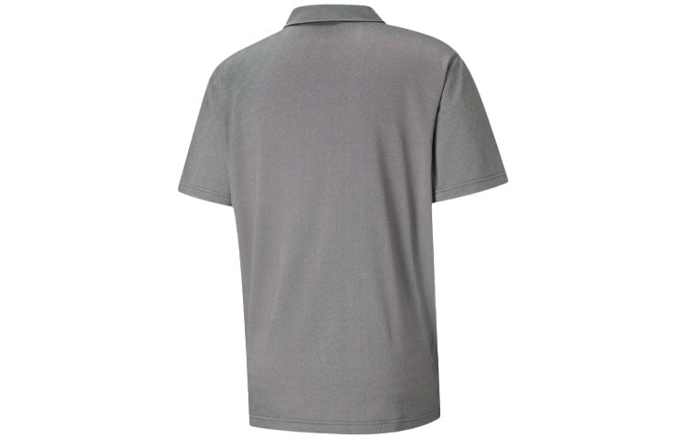 PUMA Tech Pique Polo Shirt 'Grey White Black' 599277-01
