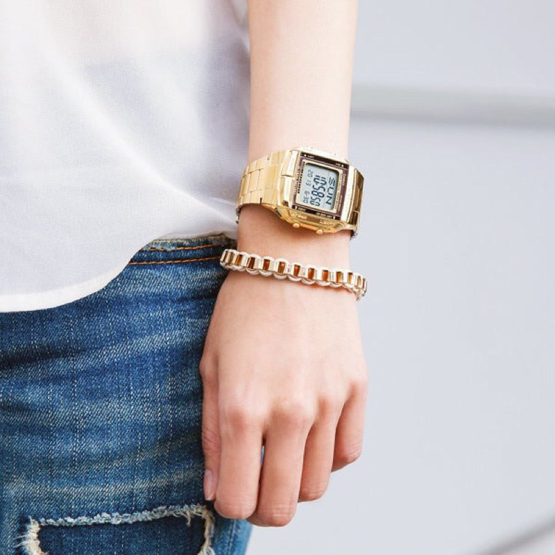 CASIO Male YOUTH Japan / South Korea Fashion Waterproof Mens Gold Digital DB-360G-9A