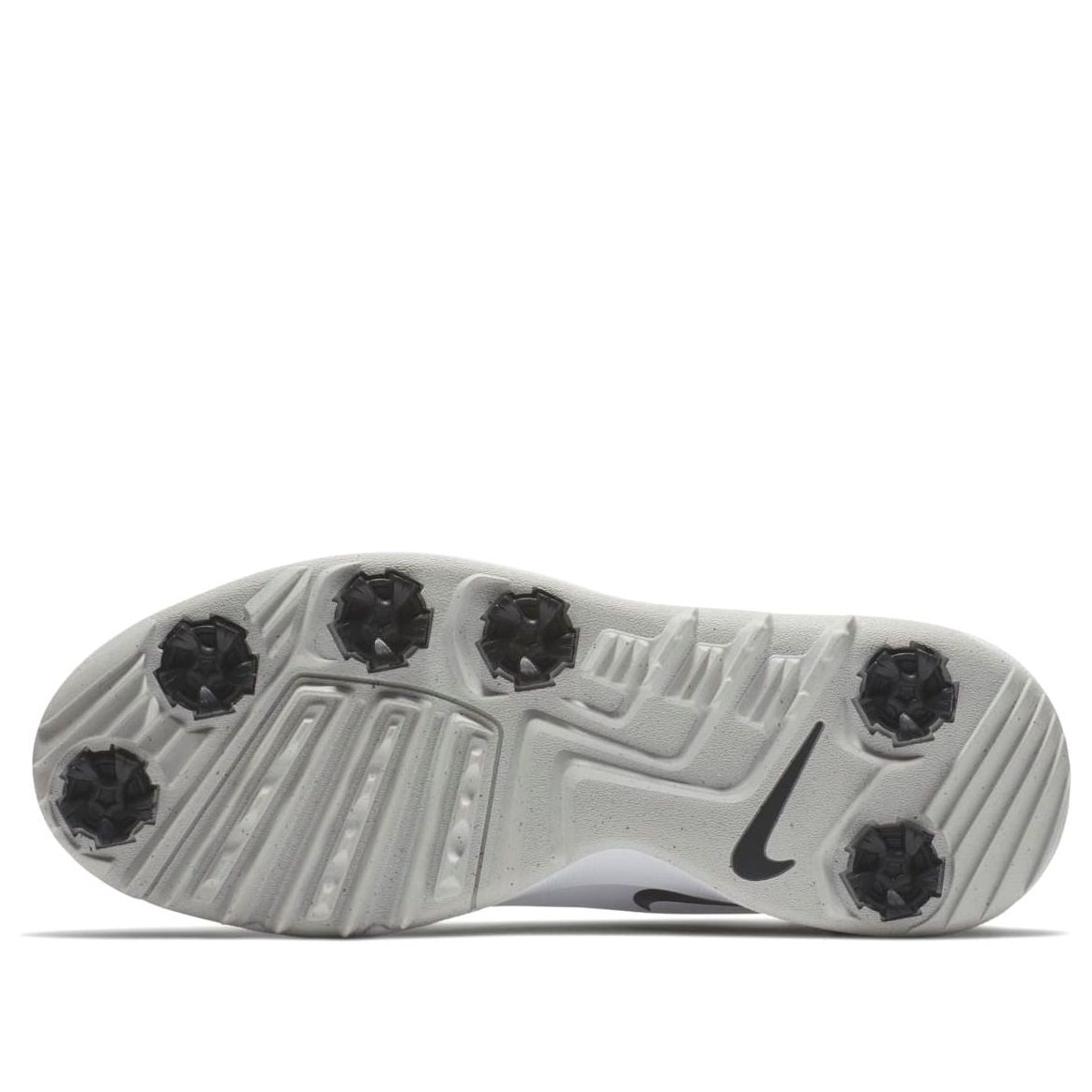 (PS) Nike Precision Golf Shoes 'White Black Metallic Silver' 909251-100