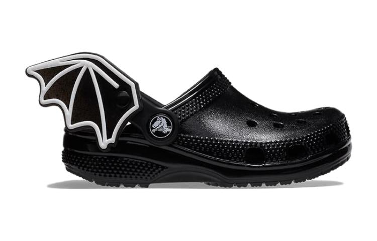 (TD) Crocs Classic I Am Bat Clogs 'Black White' 209232-001