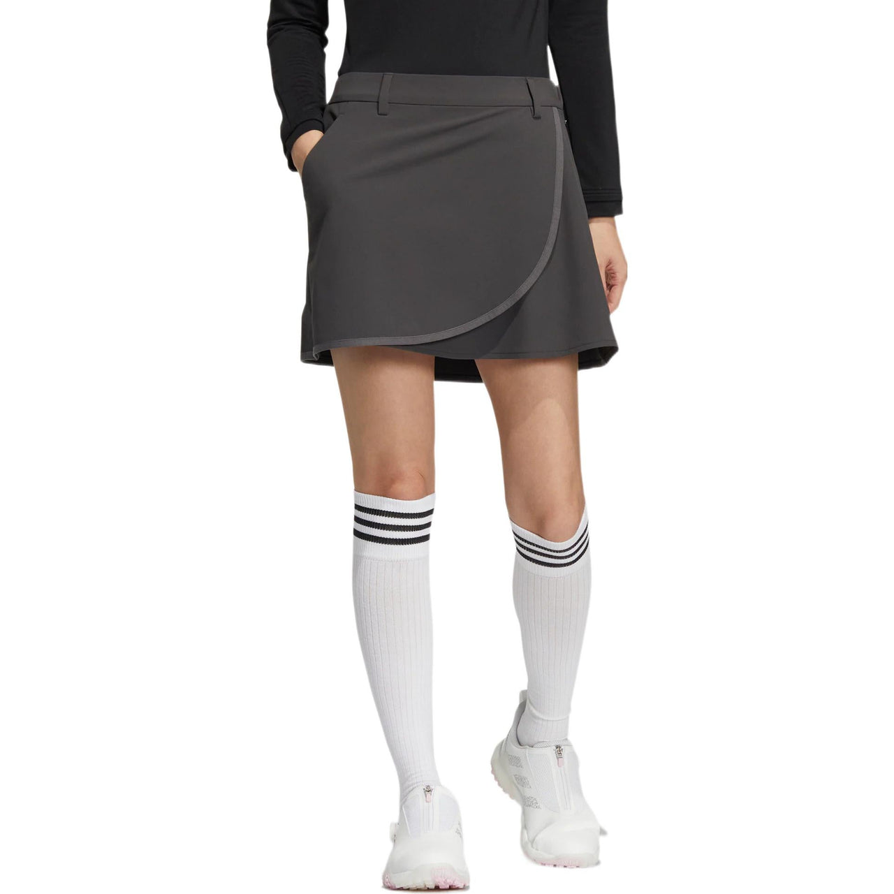 (WMNS) adidas WIND.RDY Stretch Flared Skirt Asia Sizing 'Black' HG1735