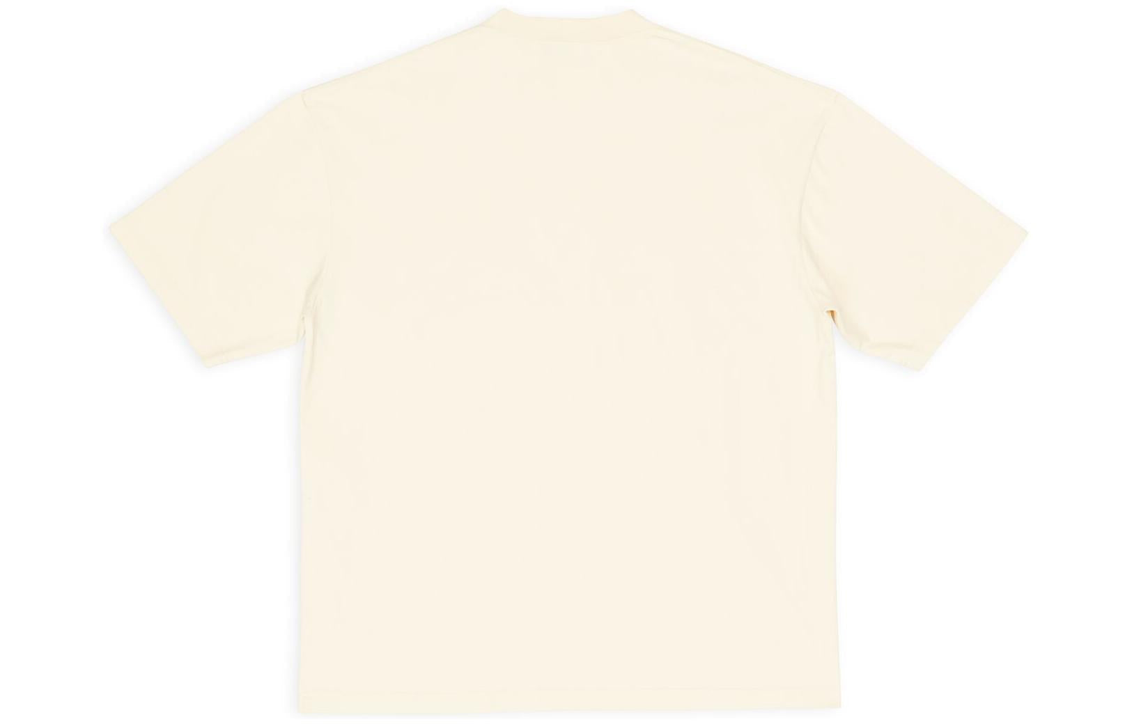 Balenciaga BB Paris Icon T-Shirt Medium Fit 'Light Beige Black' 612966TMVG79069