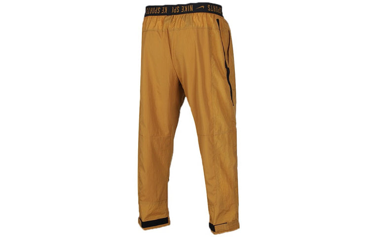 Nike Casual Woven Training Long Pants Yellow CJ4630-790