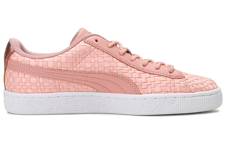 (WMNS) PUMA Basket Satin En Pointe Pink/White 365915-01