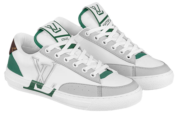 (WMNS) LOUIS VUITTON LV Charlie Sneakers 'Grey Green' 1A9S3O