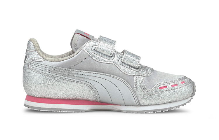 (PS) PUMA Cabana Racer Glitz Sports Silver 370985-08