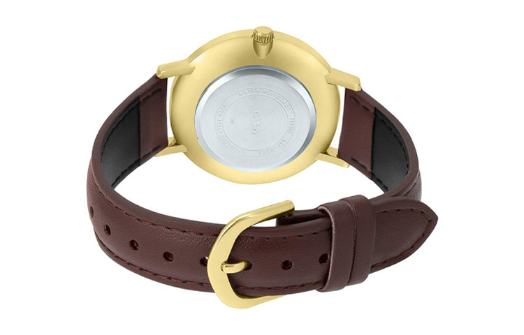CASIO Quartz Waterproof Brown Analog LTP-VT01GL-9B