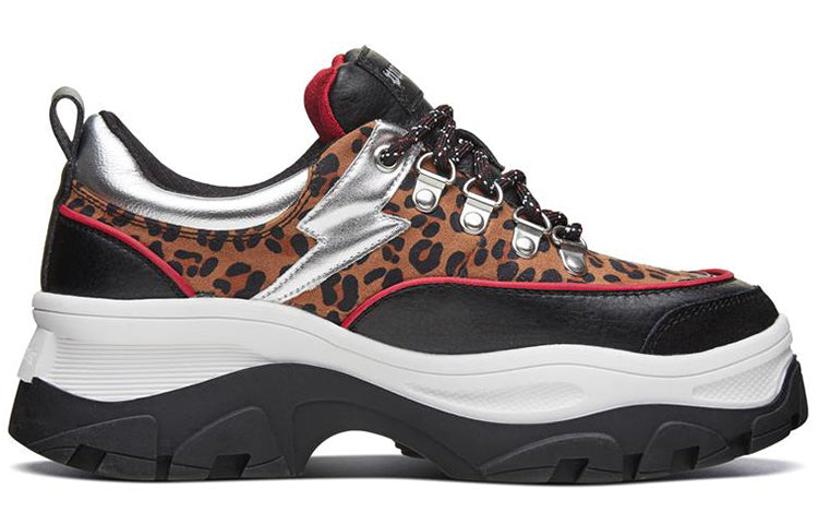 (WMNS) Skechers Master 'Leopard' 72904-BKLD