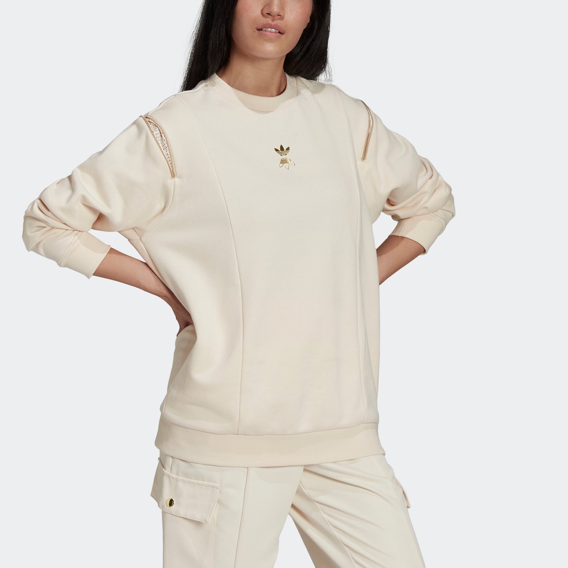 (WMNS) adidas Original Crew Wonder 'Beige' HG6681