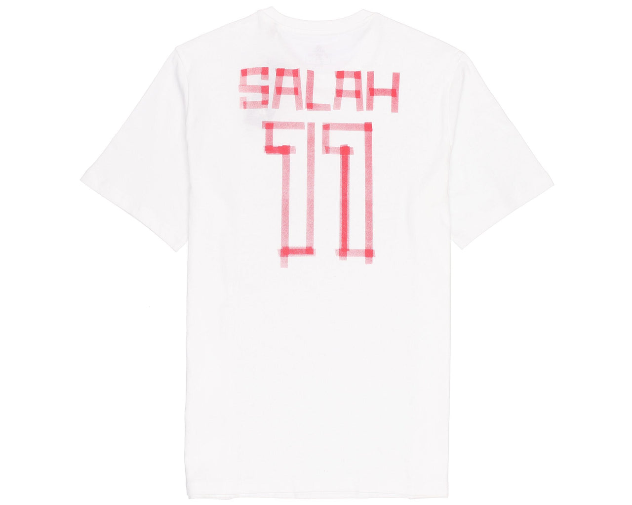 adidas M Salah G T Portrait Alphabet Numeric Printing Soccer/Football Sports Short Sleeve White HA0937