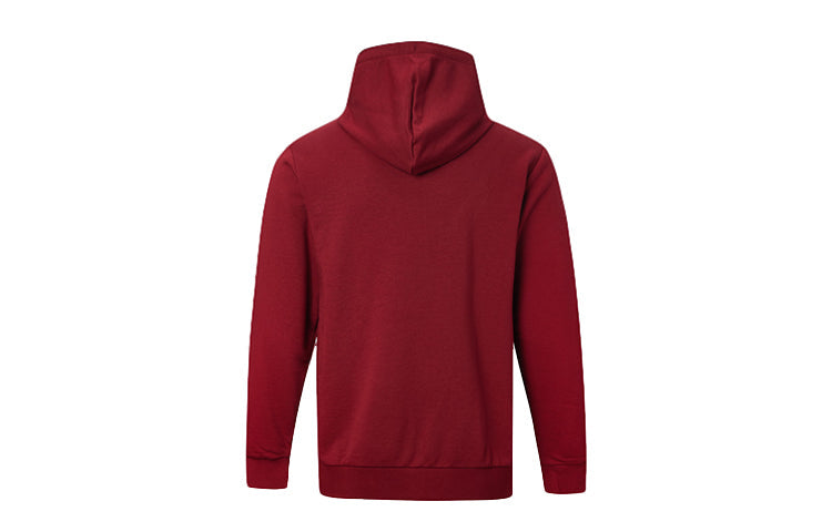 Men's Converse Alphabet Logo Printing hooded Drawstring Red 10017675-638