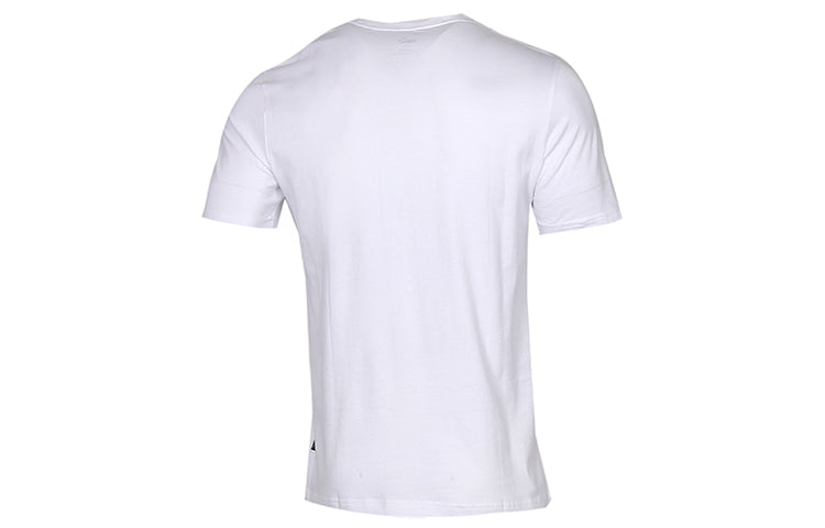 PUMA ESS Logo Printing Round Neck Short Sleeve White 586920-02