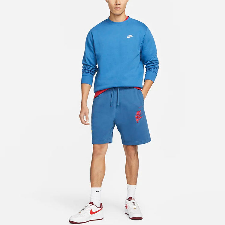 Men's Nike Sportswear Sports French Terry Shorts Dark Sea Blue DM6878-407