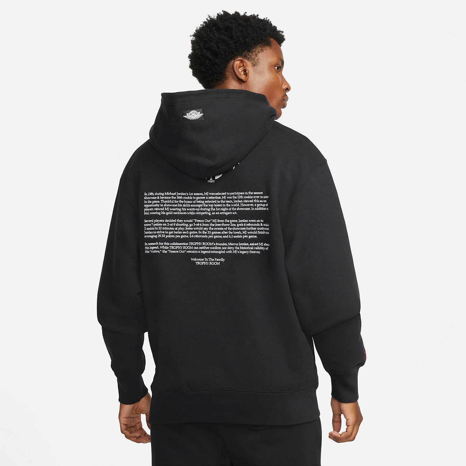 Air Jordan x Trophy Room Hoodie 'Black' DC2429-010