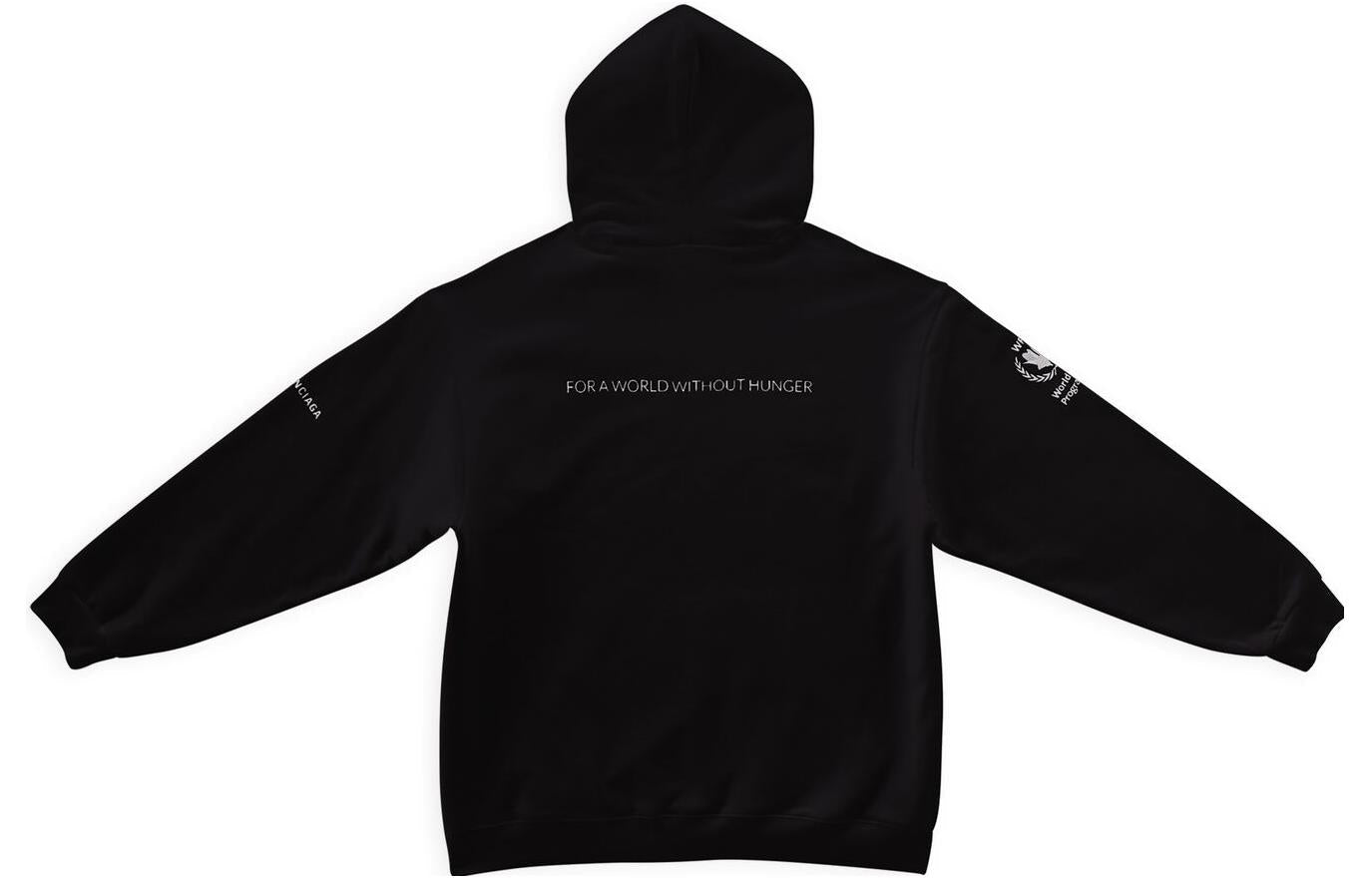 Balenciaga x WFP Hoodie Medium Fit 'Black' 600583TMVL11070