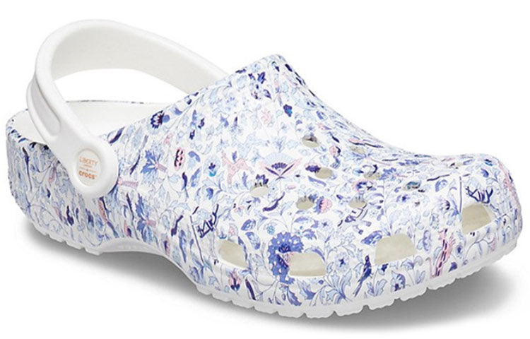 (WMNS) Liberty London x Crocs Classic Clog Beach Flowers White Sandals 206447-97E