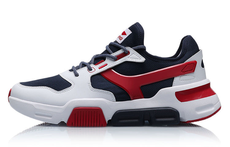 Li-Ning Mark Classic Leisure Mid 'White Black Red' AGCP183-1