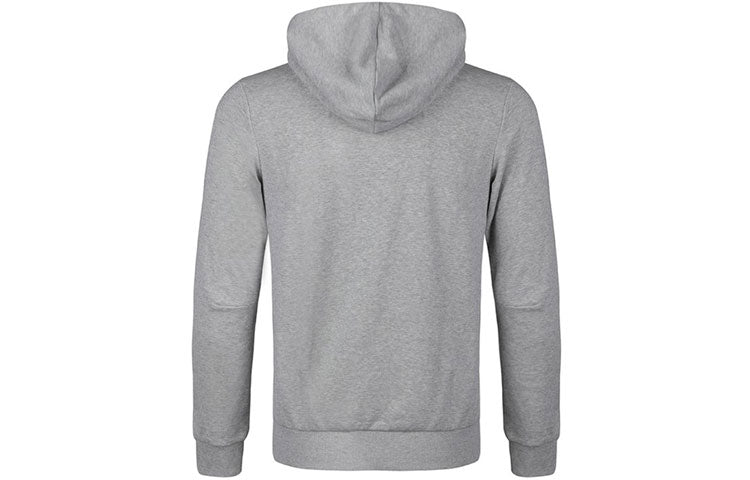 adidas Classical logo Hooded Fleece Men Grey DT9947