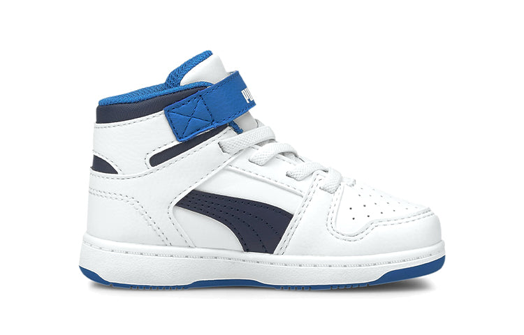 (TD) PUMA Rebound Lay-up Sl Casual Shoes White/Blue/Black 370489-13