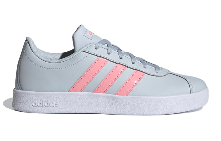 (GS) adidas VL Court 2.0 K Shoes 'Blue Pink' FY9151