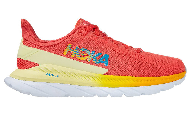 (WMNS) HOKA ONE ONE Mach 4 'Hot Coral Saffron' 1113529-HCSF