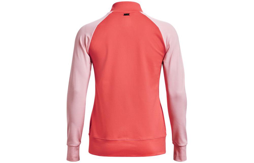 (WMNS) Under Armour Storm Midlayer Full Zip Jacket 'Pink Orange' 1377331-690