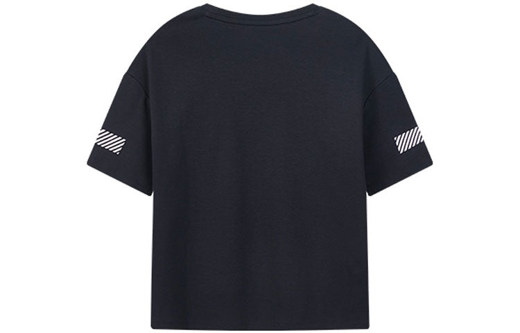 (WMNS) FILA Casual Loose Short Sleeve Blue T-Shirt F11W028101G-NV