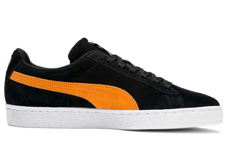 PUMA Suede Classic Shoes Black/Orange 365347-56