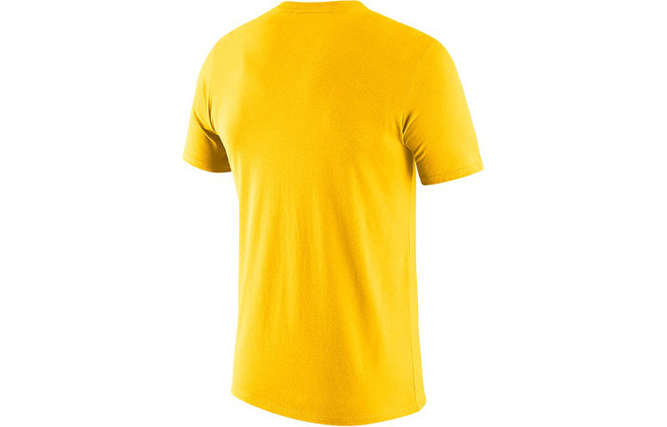 Nike Dri-fit NBA Los Angeles Lakers Round Neck Short Sleeve Yellow AT0422-741