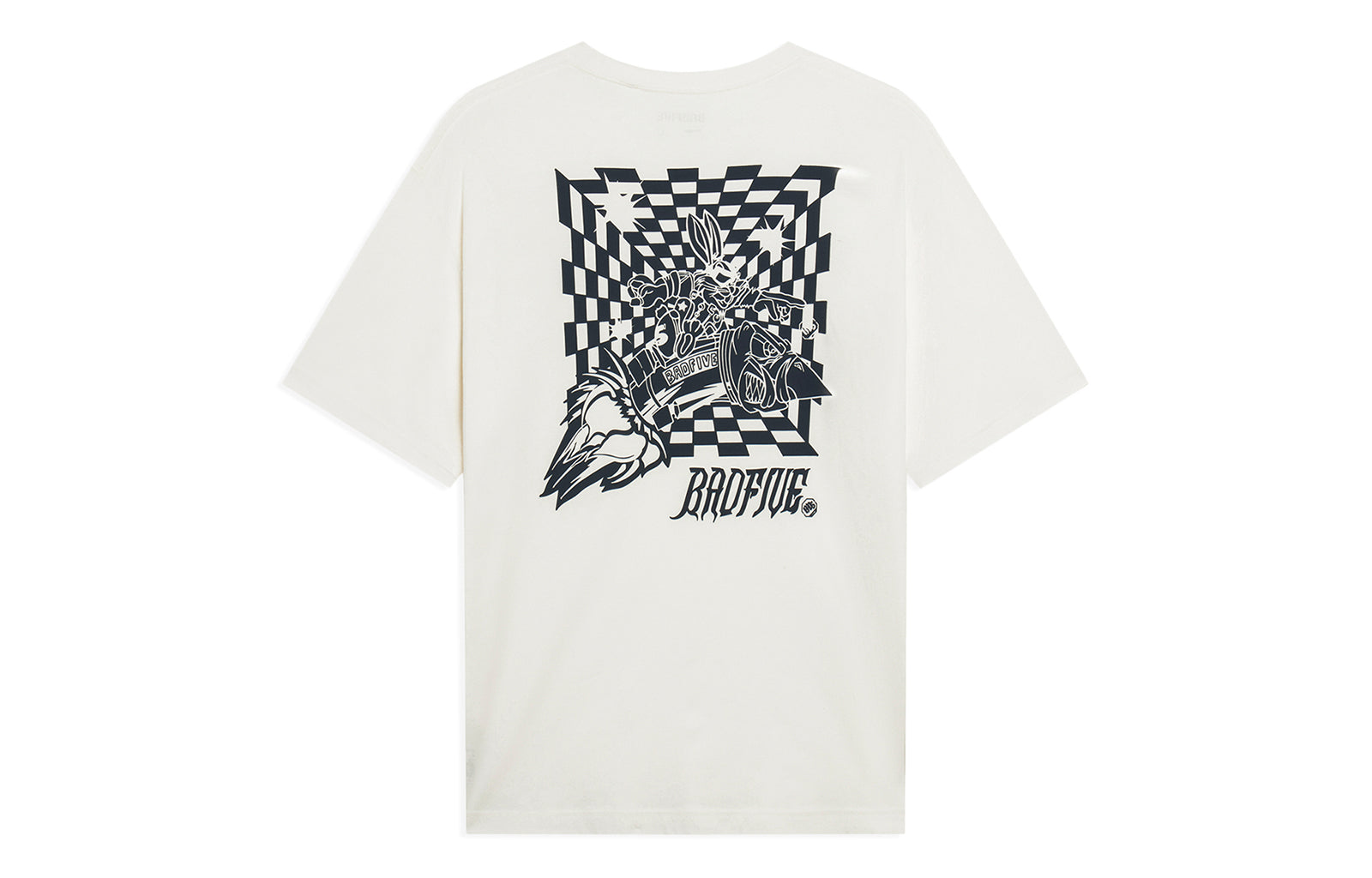 Li-Ning BadFive Graphic T-shirt 'White Black' AHST009-1