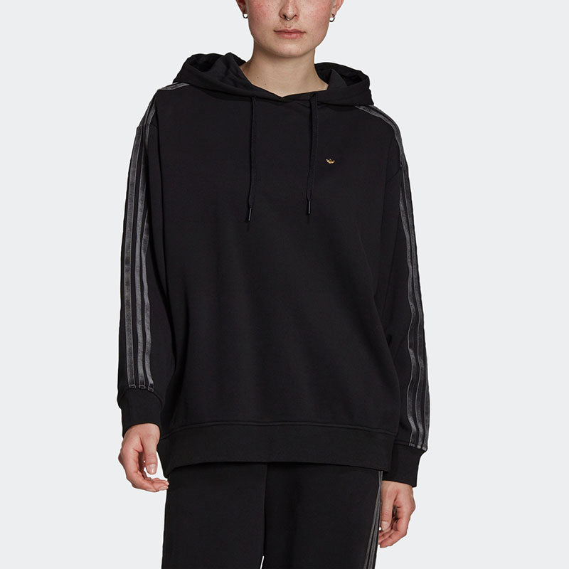 (WMNS) adidas Originals Cotton Sweatshirts 'Black' H18039